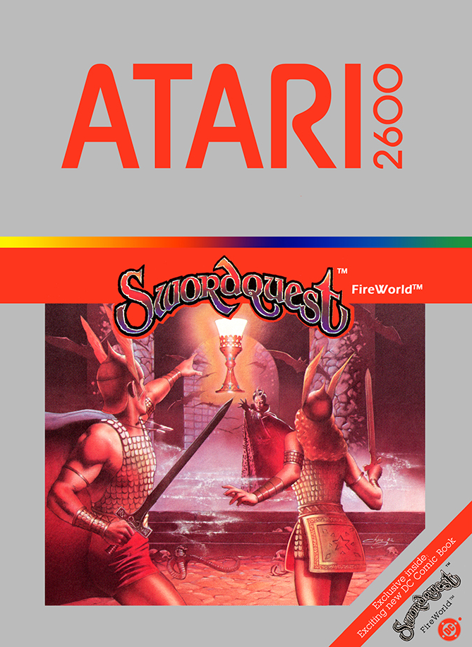 SwordQuest FireWorld - Atari 2600