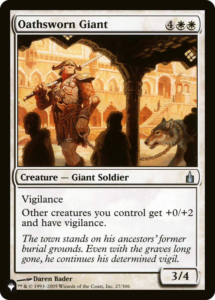 Oathsworn Giant (LIST-27/306) - The List