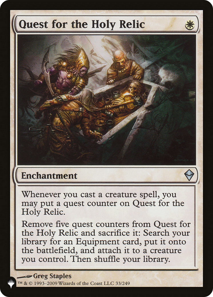 Quest for the Holy Relic (LIST-33/249) - The List
