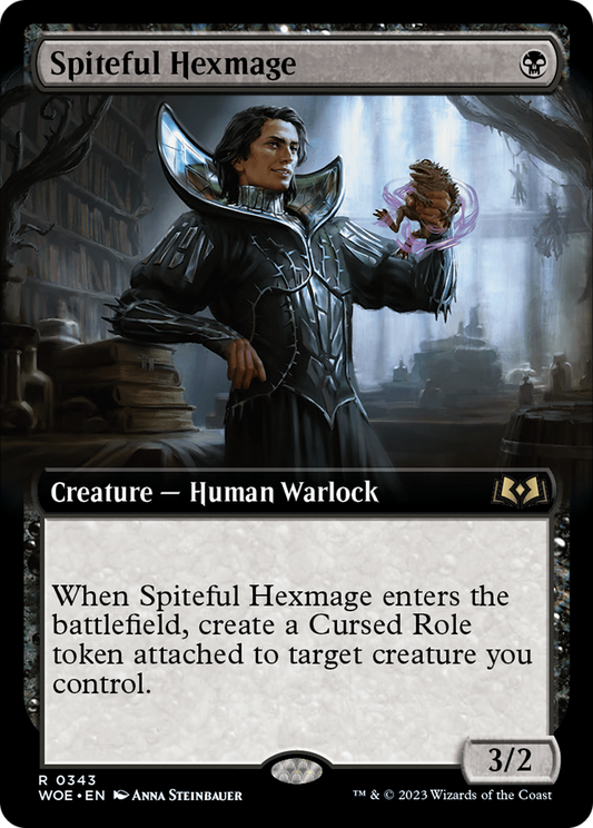 Spiteful Hexmage (WOE-343) - Wilds of Eldraine: (Extended Art)