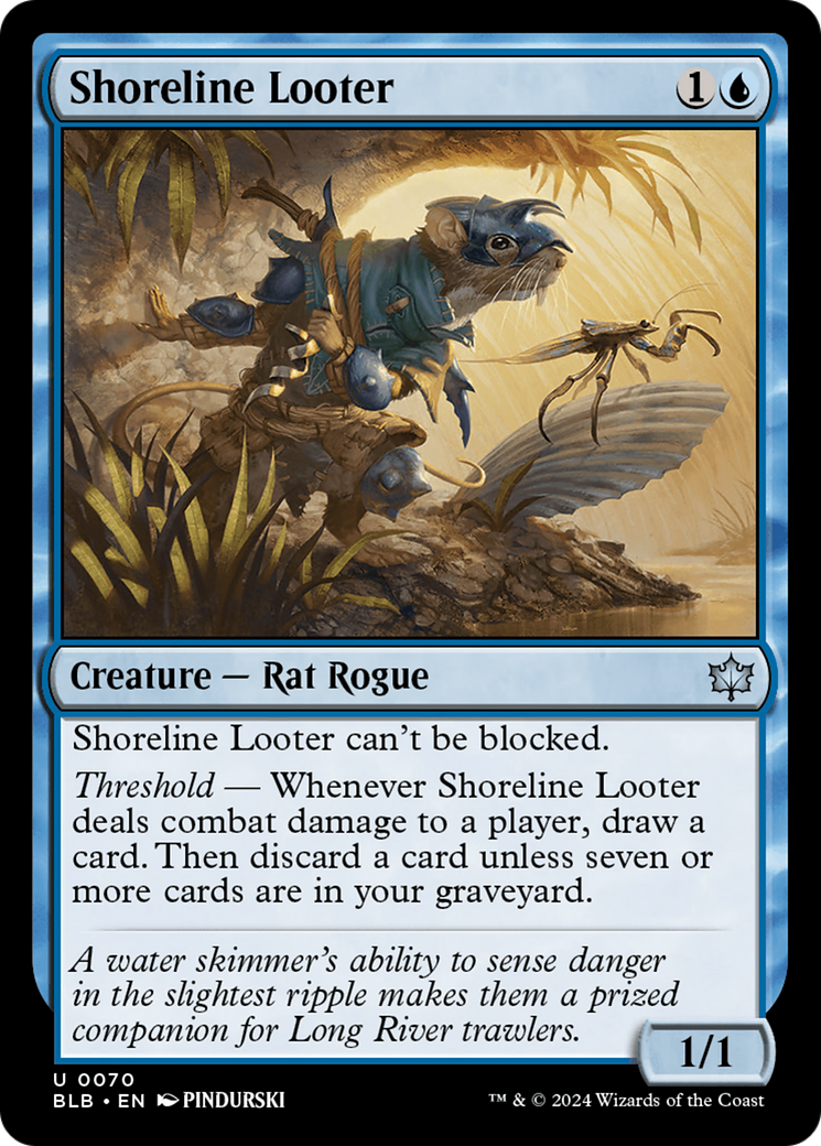 Shoreline Looter (BLB-070) - Bloomburrow