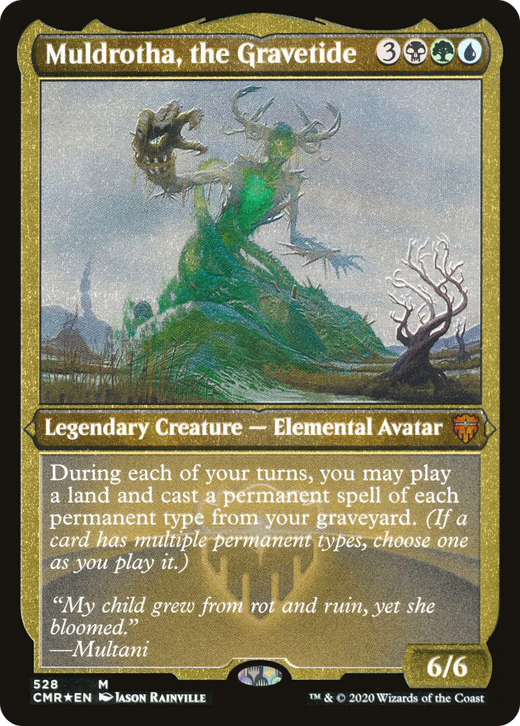 Muldrotha, the Gravetide (CMR-528) - Commander Legends Foil