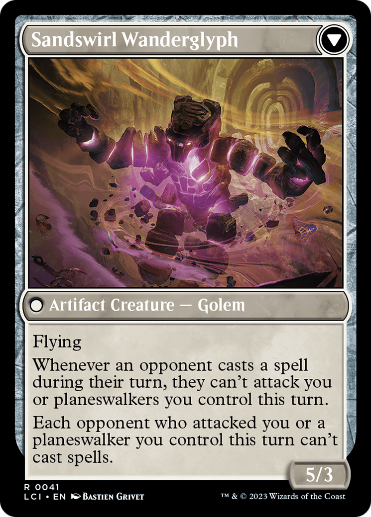 Unstable Glyphbridge // Sandswirl Wanderglyph (LCI-041) - The Lost Caverns of Ixalan