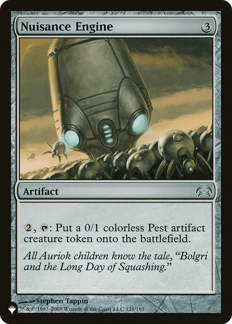 Nuisance Engine (LIST-121/169) - The List