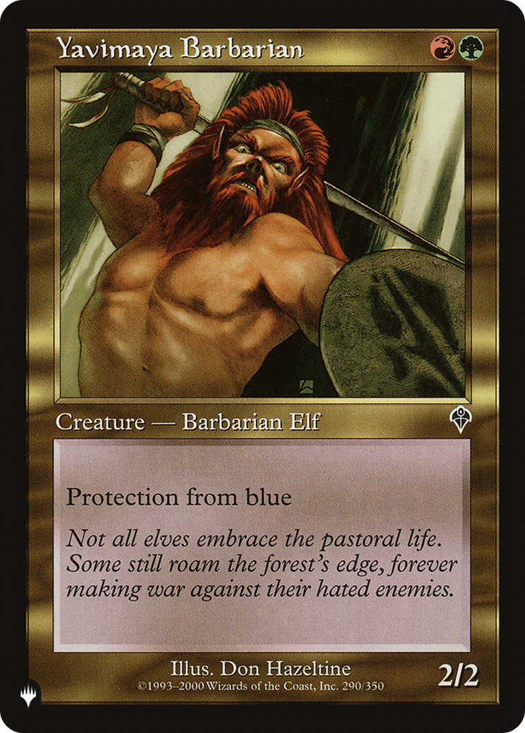 Yavimaya Barbarian (LIST-290/350) - The List