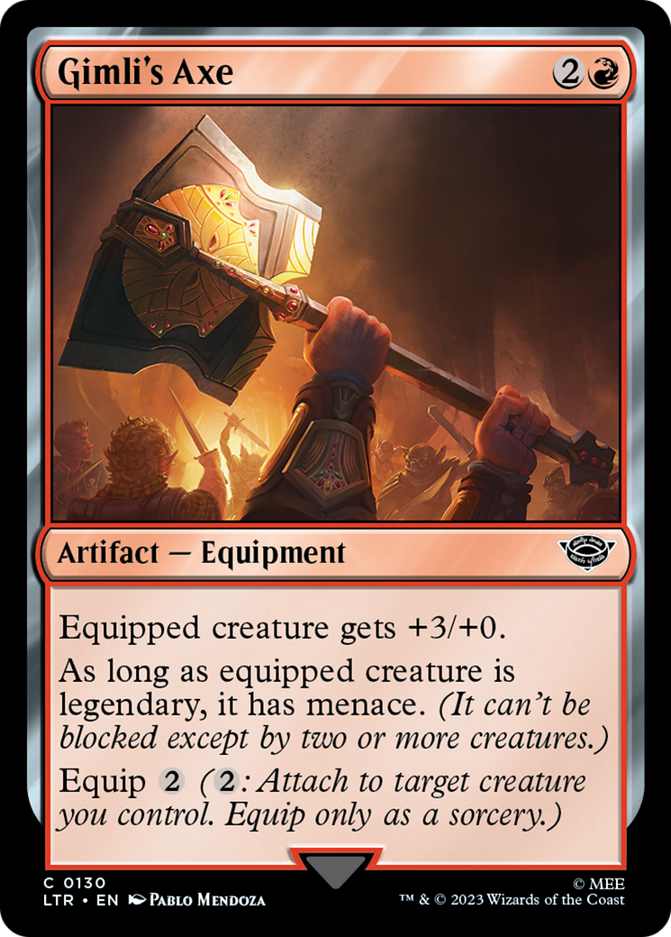 Gimli's Axe (LTR-130) - The Lord of the Rings: Tales of Middle-earth