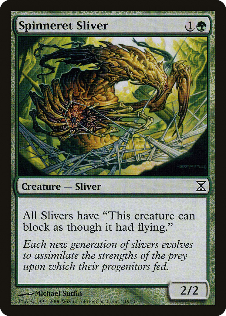 Spinneret Sliver (TSP-219) - Time Spiral