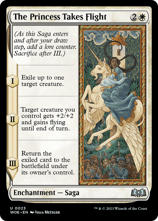 The Princess Takes Flight (WOE-023) - Wilds of Eldraine Foil
