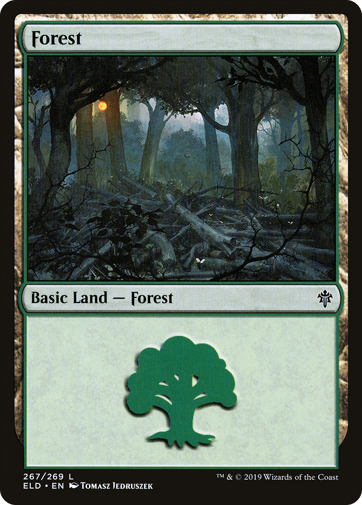 Forest (ELD-267) - Throne of Eldraine Foil