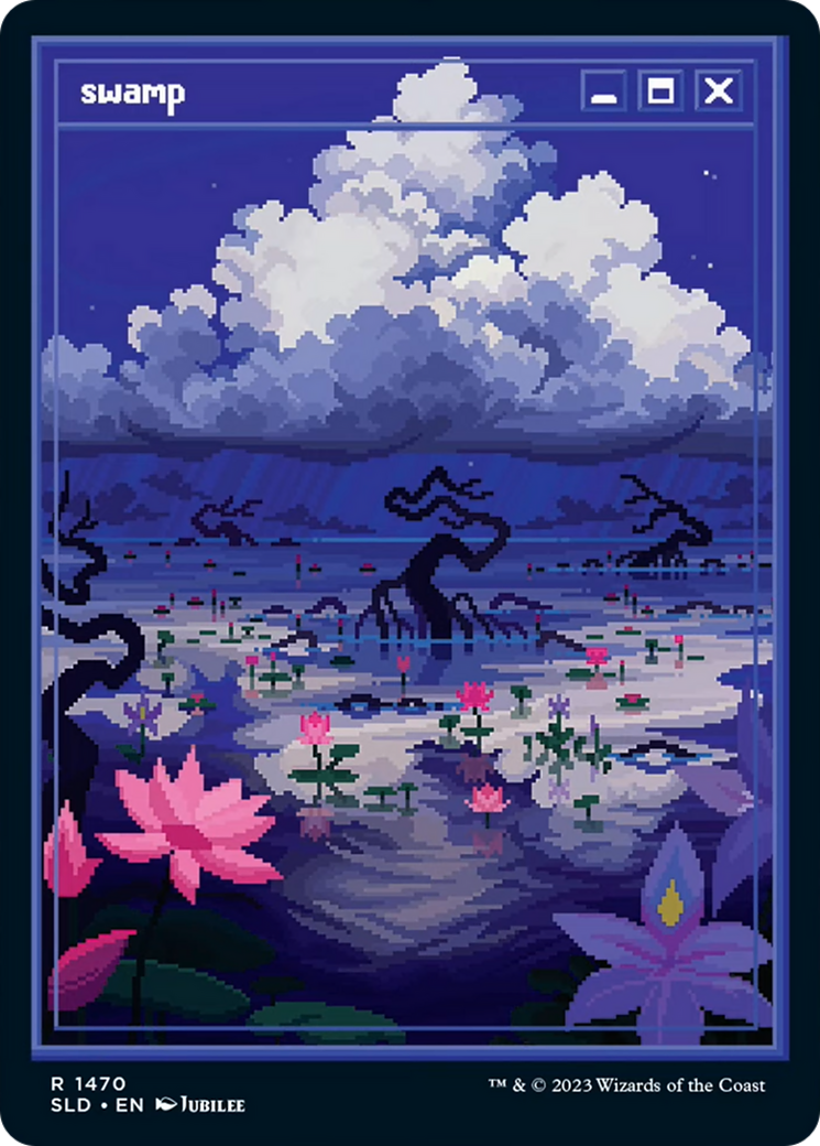 Swamp (1470) (SLD-1470) - Secret Lair Drop Foil