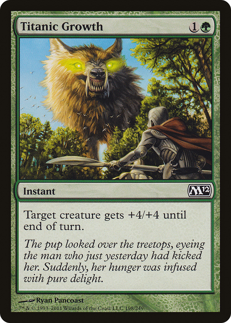 Titanic Growth (M12-198) - Magic 2012 Foil