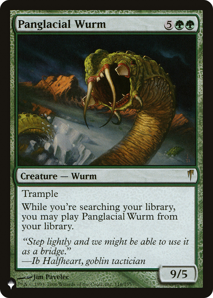 Panglacial Wurm (PLST-CSP-116) - The List Foil