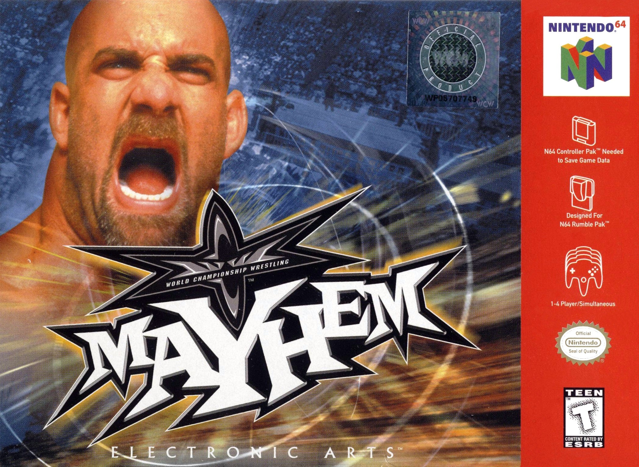 WCW Mayhem - Nintendo 64 (N64)