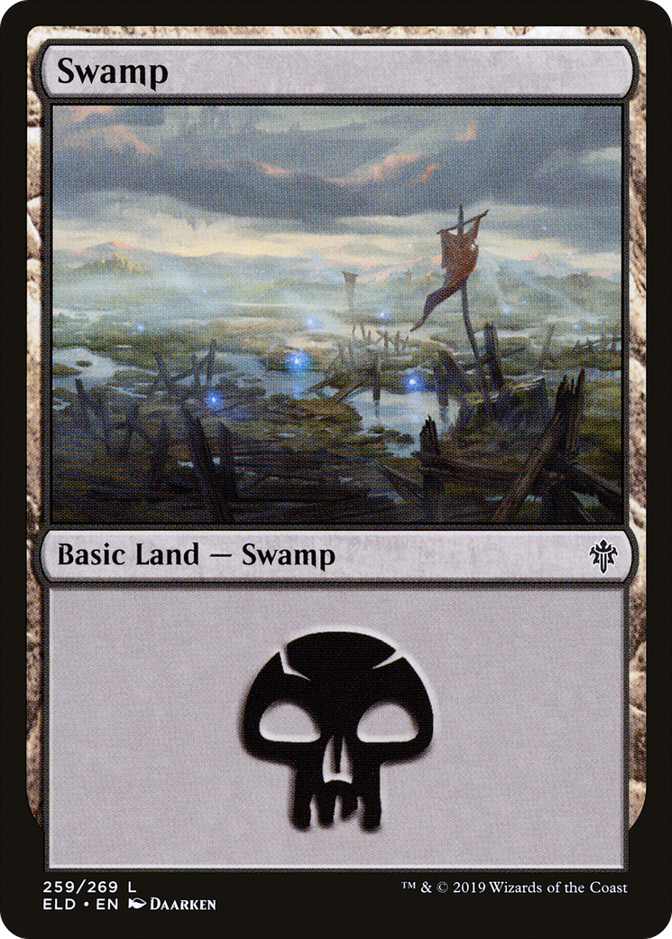 Swamp (ELD-259) - Throne of Eldraine Foil