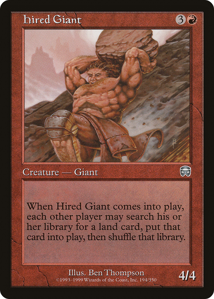 Hired Giant (MMQ-194) - Mercadian Masques