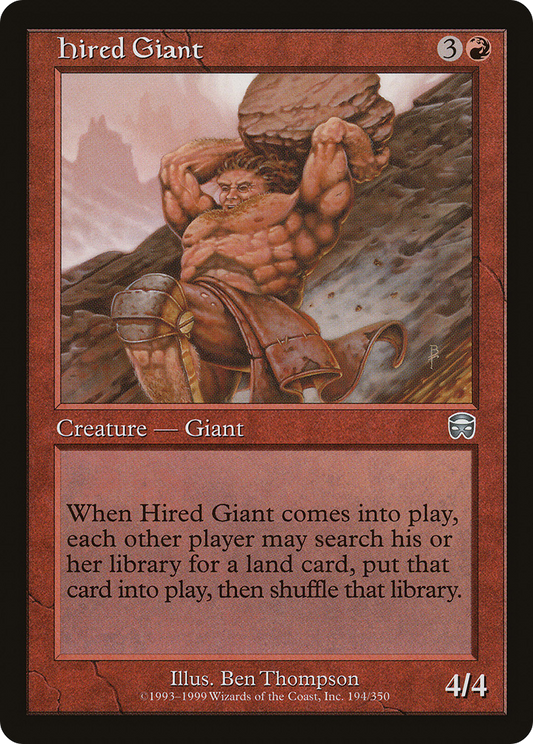 Hired Giant (MMQ-194) - Mercadian Masques Foil
