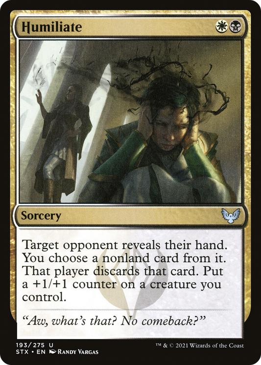 Humiliate (STX-193) - Strixhaven: School of Mages Foil