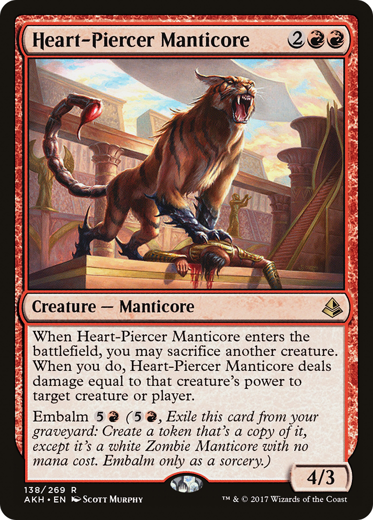 Heart-Piercer Manticore (AKH-138) - Amonkhet