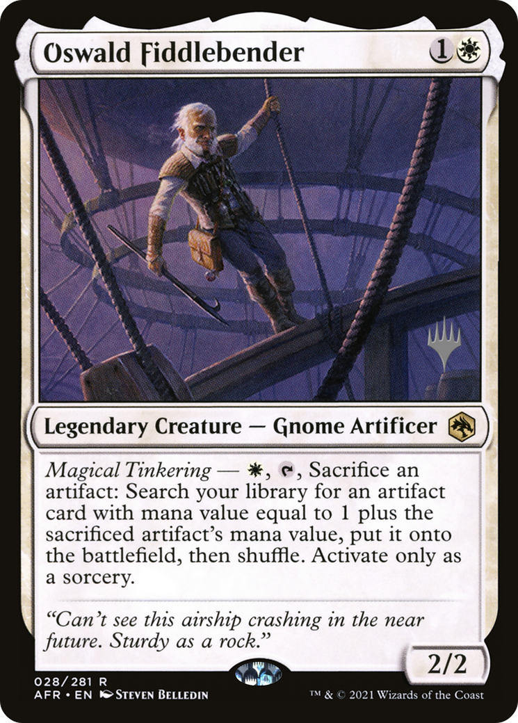 Oswald Fiddlebender (PPAFR-028) - Adventures in the Forgotten Realms Promos