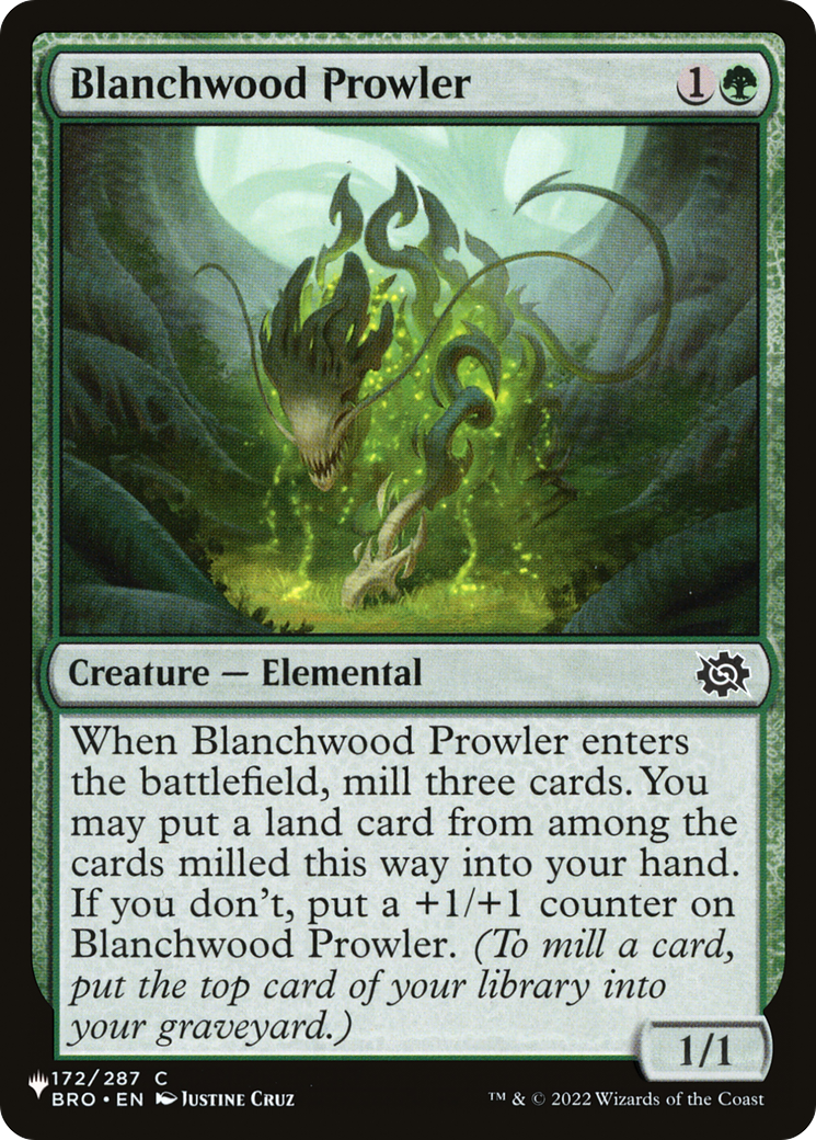Blanchwood Prowler (LIST-172/012) - The List