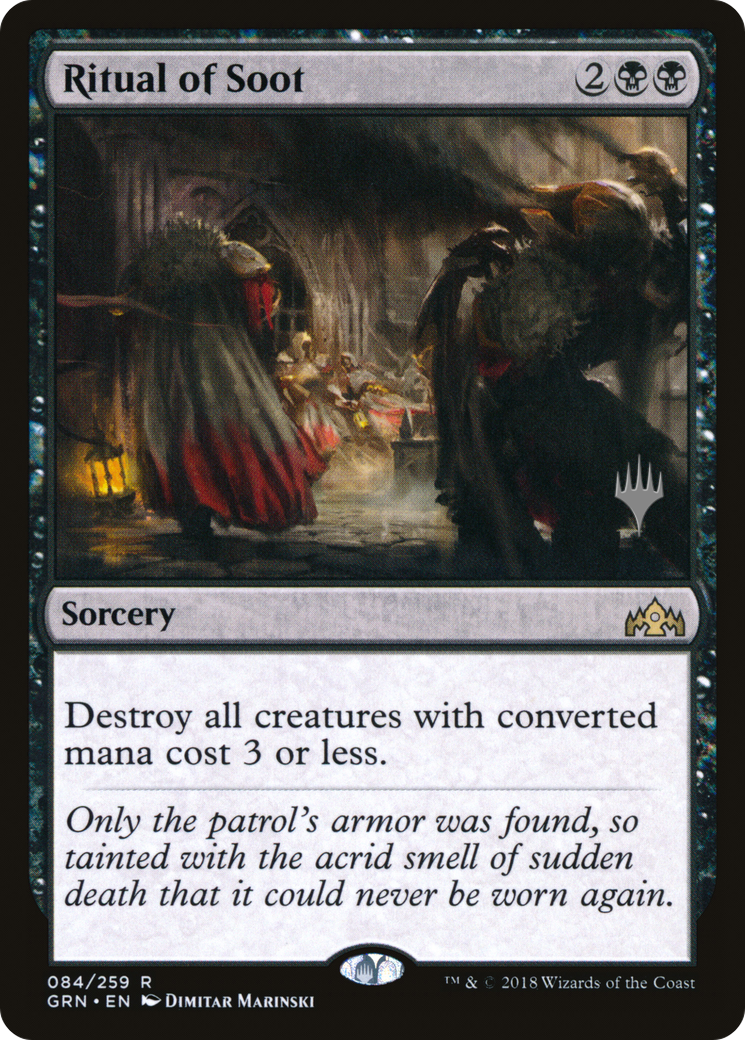 Ritual of Soot (PPTHB-84P) - Guilds of Ravnica Promos Foil