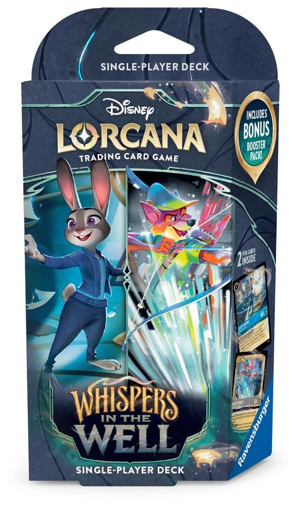 DISNEY LORCANA SET 10 WHISPERS IN THE WELL SAPPHIRE & STEEL