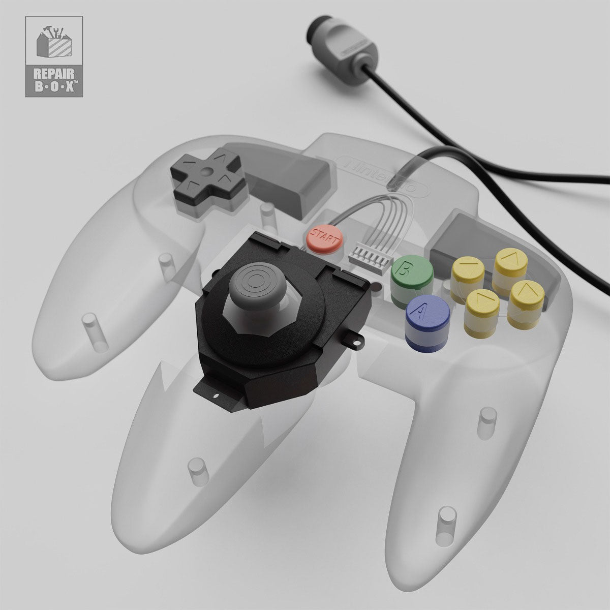 Hyperkin Hall Effect Gamecube Style Replacement Joy Stick for N64 Controller