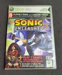 XBOX 360 Sonic Unleashed Collector's DEMO Disc