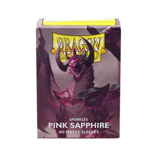 DRAGON SHIELD SLEEVES MATTE PINK  SAPPHIRE 100CT