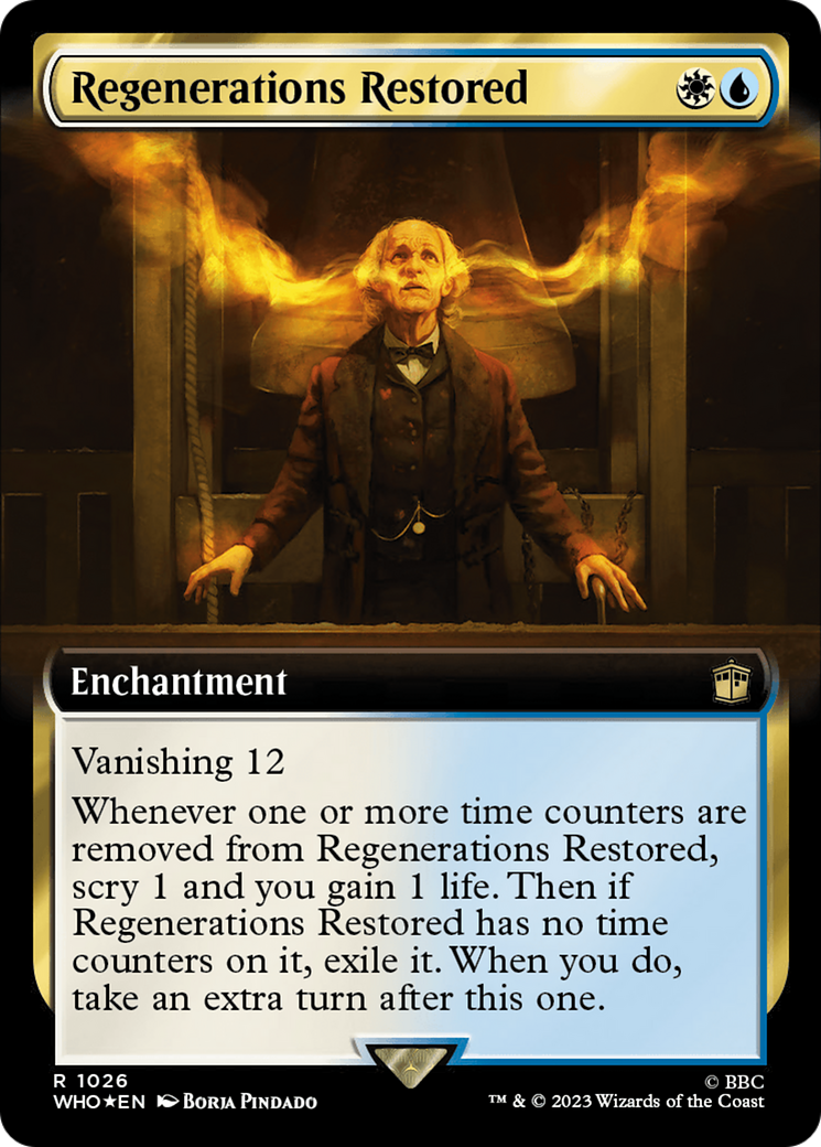 Regenerations Restored (WHO-1026) - Doctor Who: (Extended Art) Foil