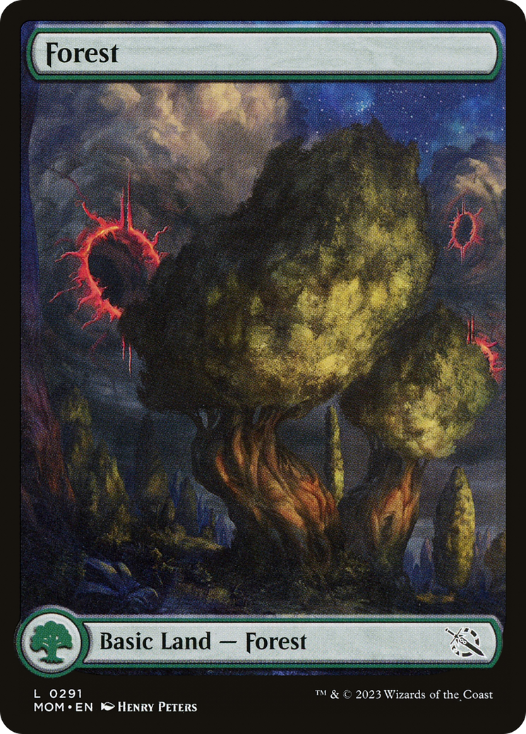 Forest (MOM-291) - March of the Machine: (Full Art) Foil