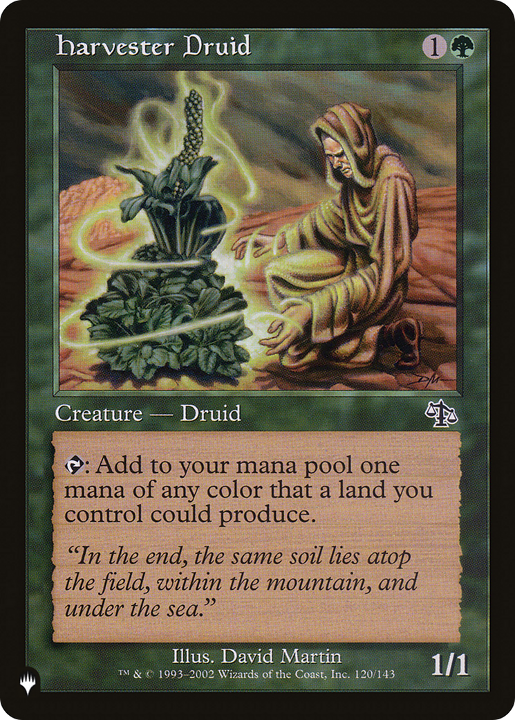 Harvester Druid (LIST-120/143) - The List