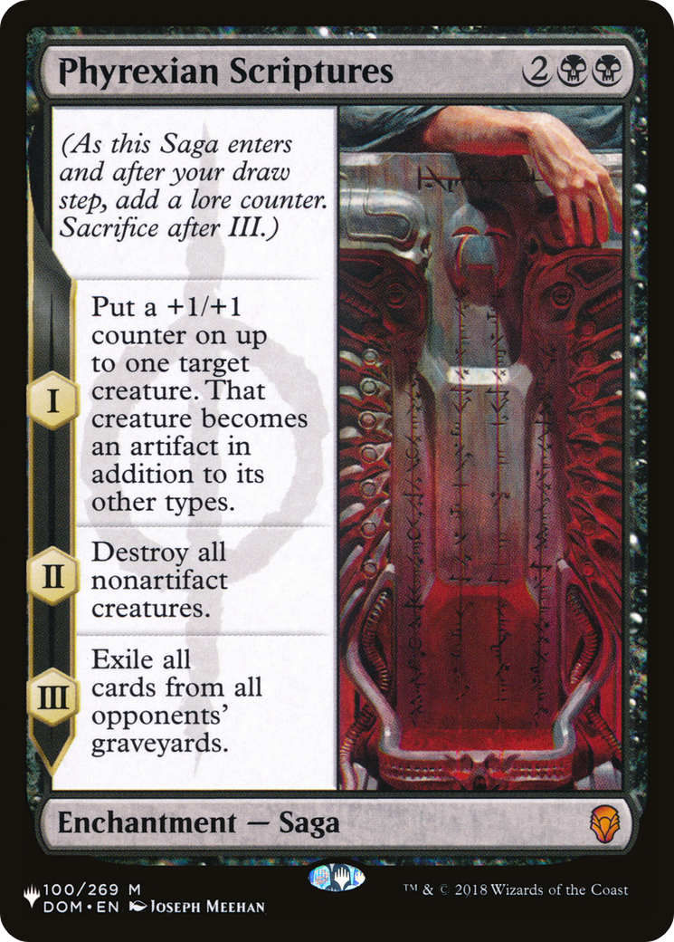 Phyrexian Scriptures (LIST-100/269) - The List