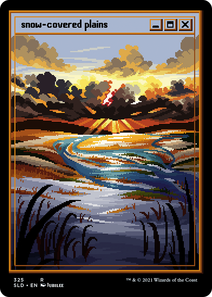 Snow-Covered Plains (SLD-325) - Secret Lair Drop Foil