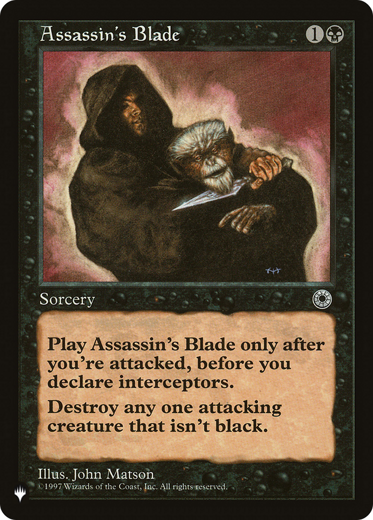 Assassin's Blade (LIST-) - The List