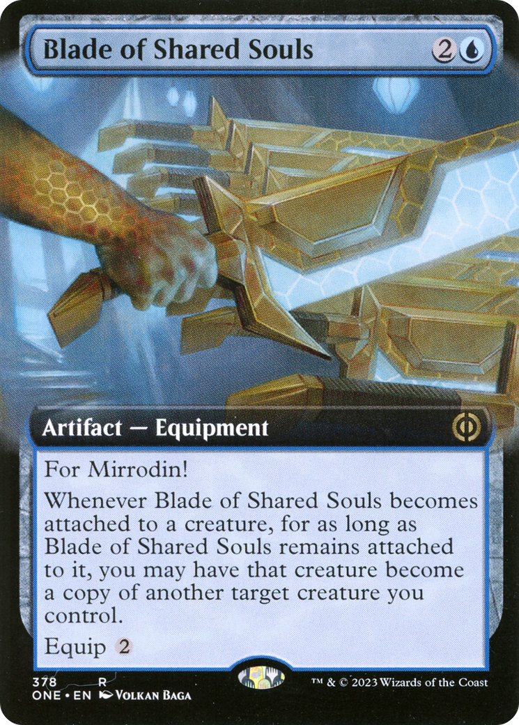 Blade of Shared Souls (ONE-378) - Phyrexia: All Will Be One: (Extended Art)
