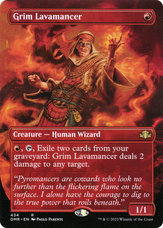 Grim Lavamancer (DMR-434) - Dominaria Remastered (Borderless) Foil