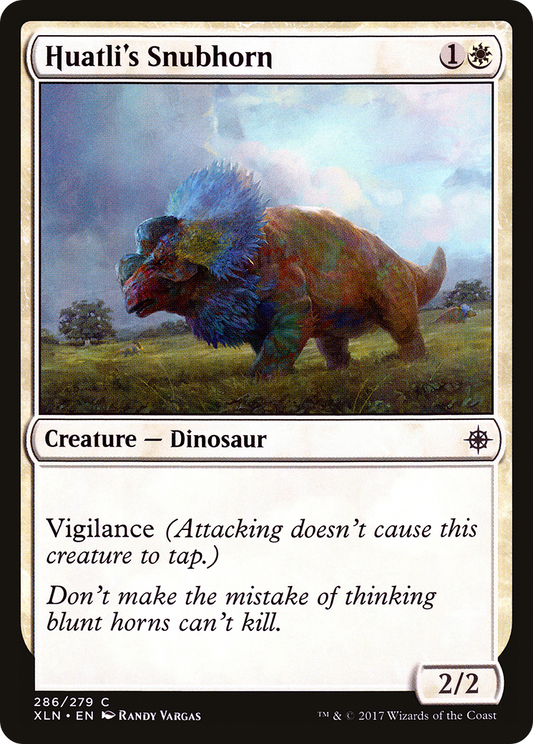 Huatli's Snubhorn (XLN-286) - Ixalan Foil