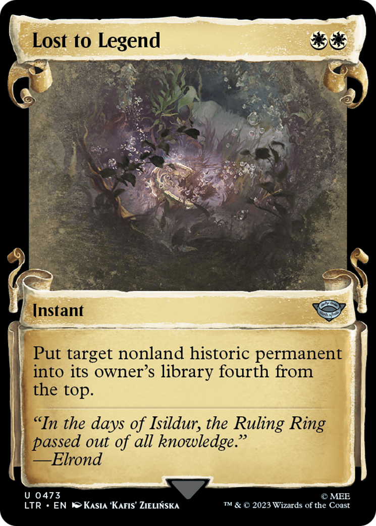 Lost to Legend (LTR-473) - The Lord of the Rings: Tales of Middle-earth: (Showcase) Foil