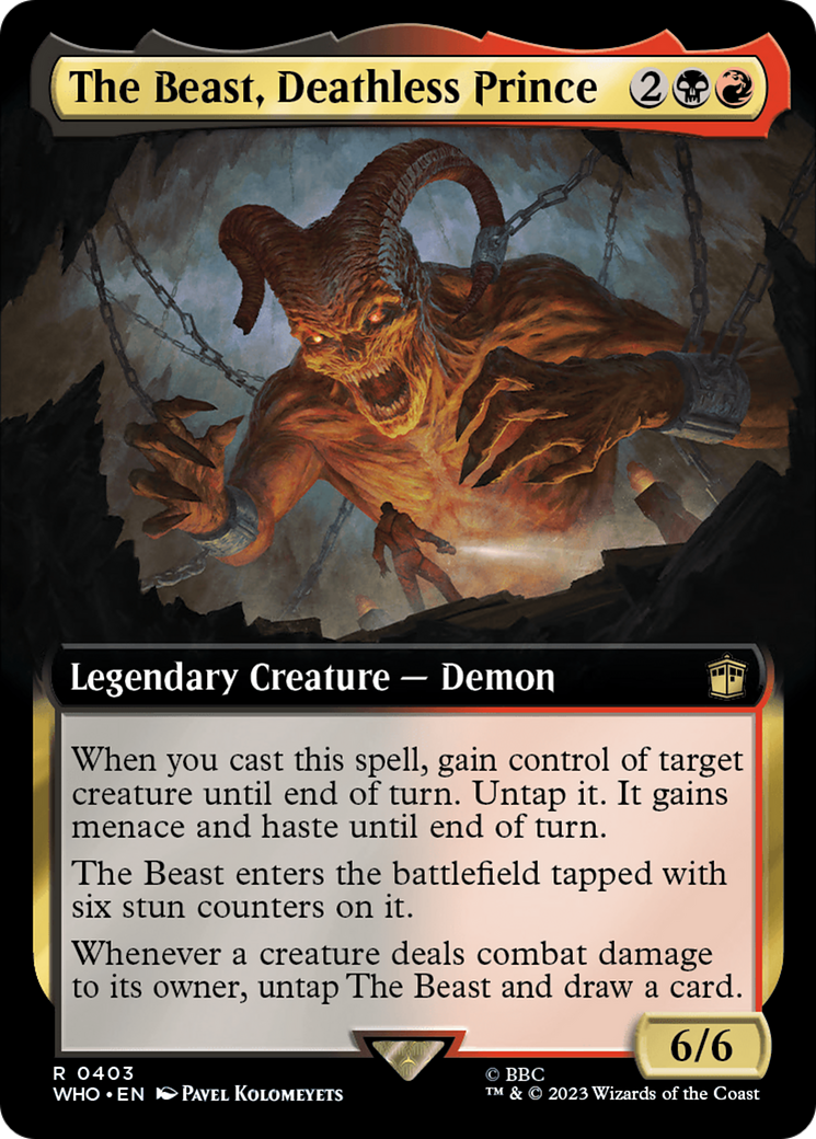 The Beast, Deathless Prince (WHO-403) - Doctor Who: (Extended Art) Foil