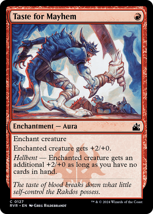 Taste for Mayhem (RVR-127) - Ravnica Remastered