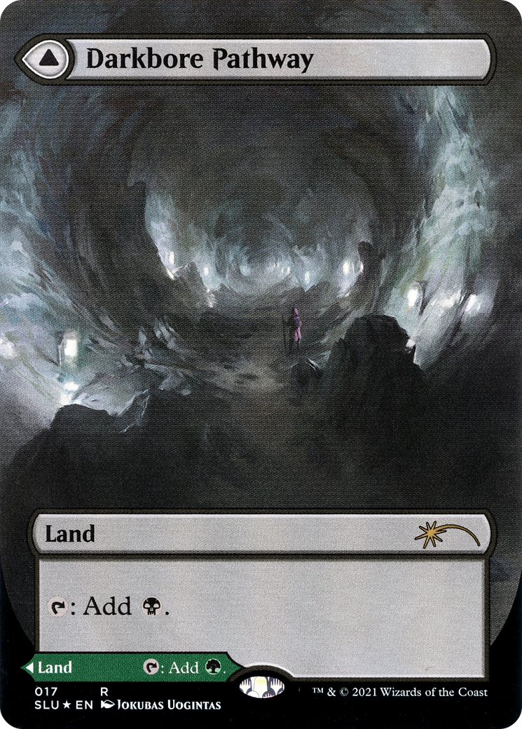 Darkbore Pathway (Borderless) (SLU-017) - Secret Lair: Ultimate Edition: (Showcase) (Borderless) Foil