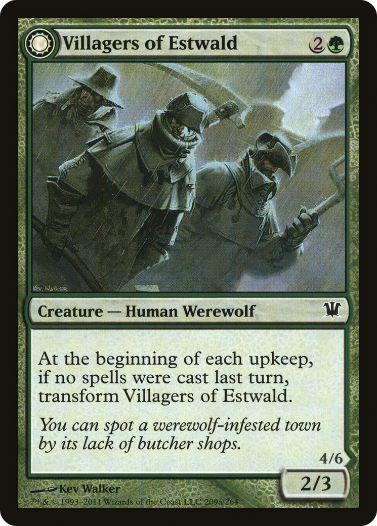 Villagers of Estwald (ISD-209) - Innistrad: (Double Faced Transform)