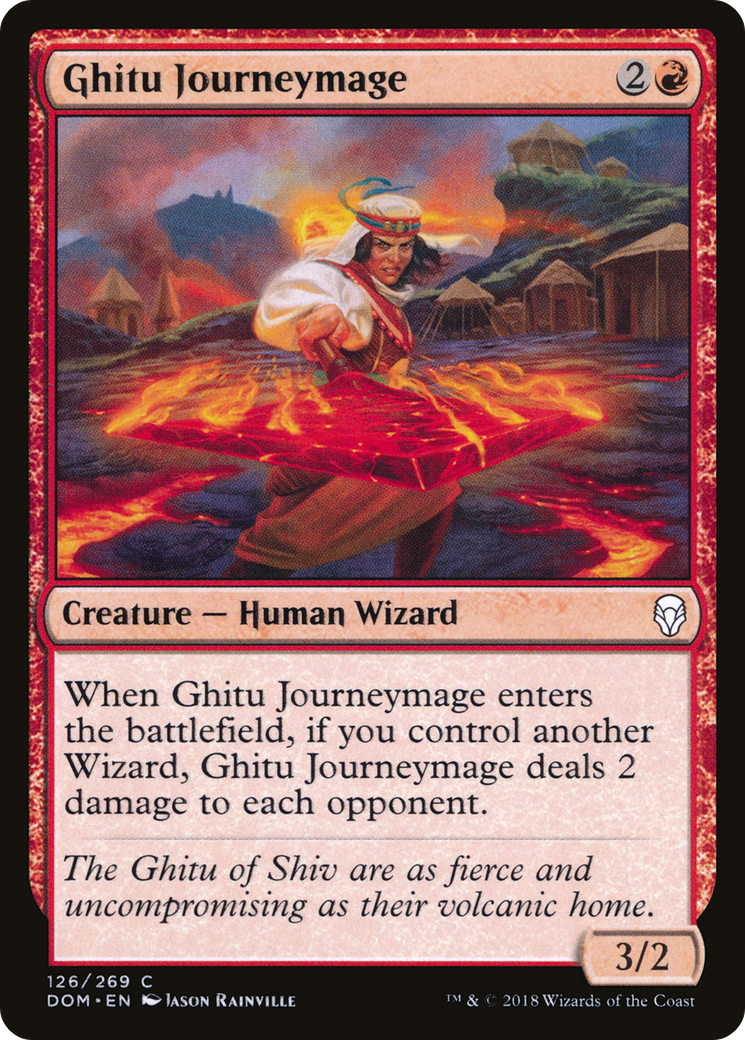 Ghitu Journeymage (DOM-126) - Dominaria Foil