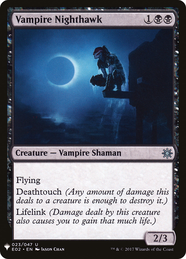 Vampire Nighthawk (E02) (LIST-023) - The List