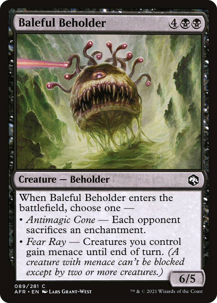 Baleful Beholder (AFR-089) - Adventures in the Forgotten Realms