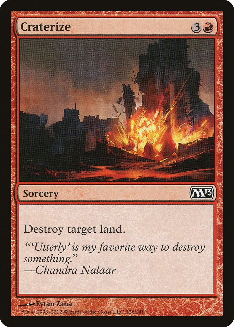 Craterize (M13-126) - Magic 2013 Foil