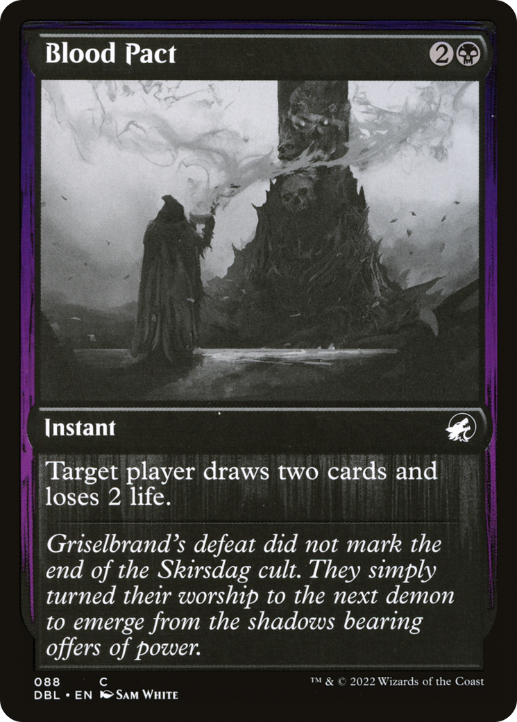 Blood Pact (DBL-088) - Innistrad: Double Feature Foil