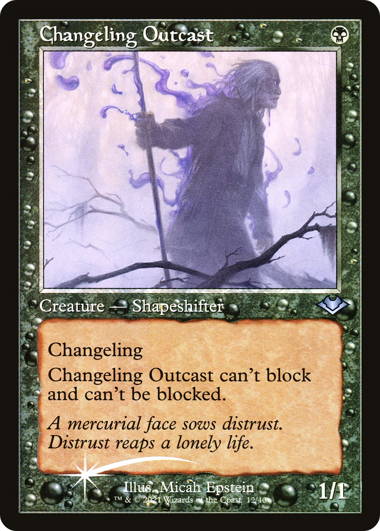 Changeling Outcast (MH1-012) - Modern Horizons 1 Timeshifts Foil