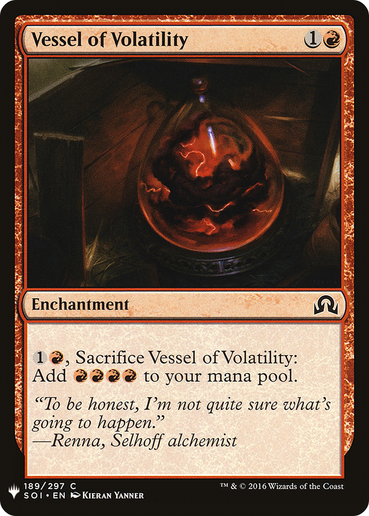 Vessel of Volatility (LIST-189) - The List